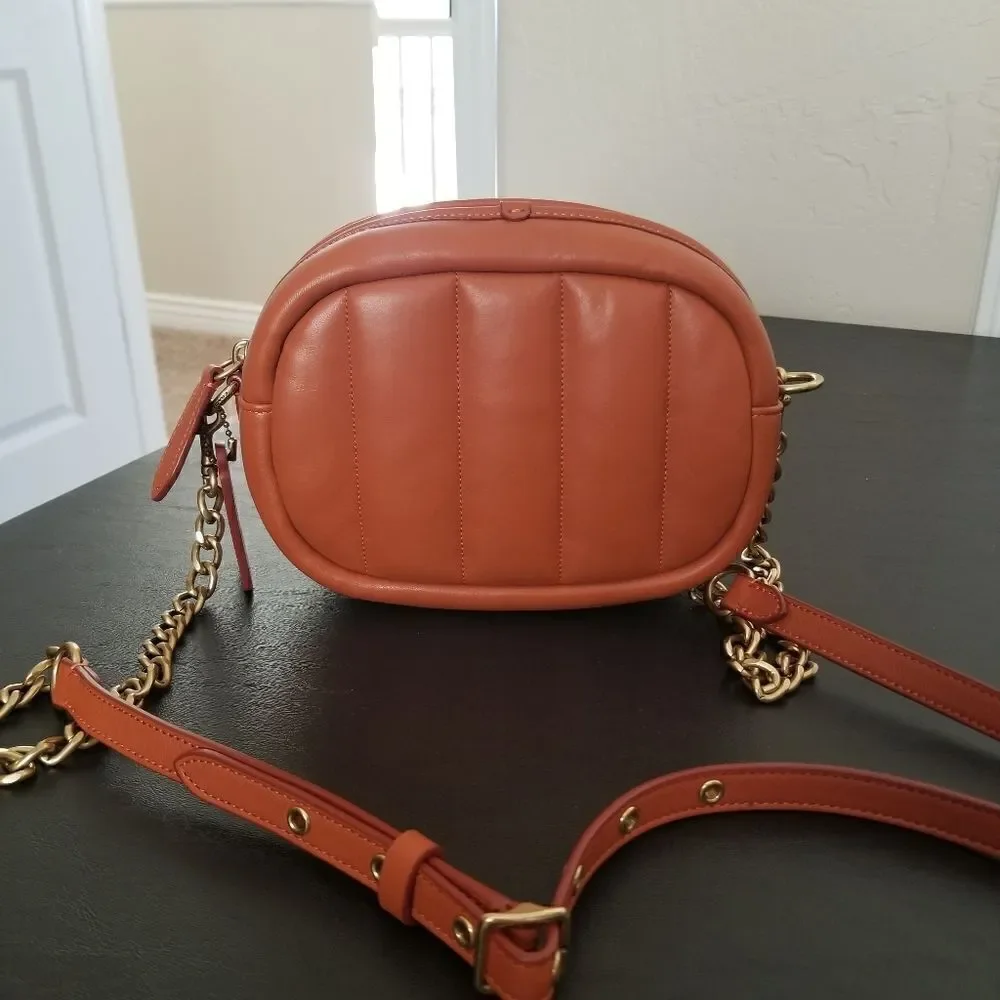 NWOT Coach Quilted Camera Bag